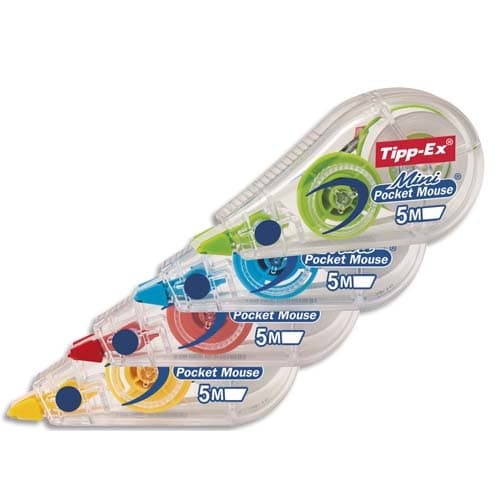 Tipp-Ex Mini Pocket mouse Roller de correction - Correction Tipp