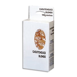 WONDAY Bo&icirc;te distributrice de 100g d'&eacute;lastique en caoutchouc blond large 180 x 10 mm photo du produit