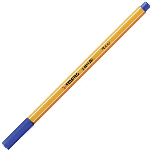 STABILO point 88 stylo-feutre pointe fine (0,4 mm) - Bleu photo du produit Secondaire 1 L