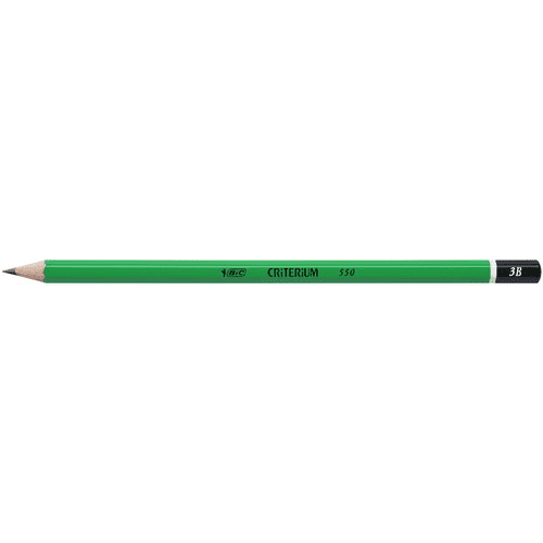 BIC Ecriture Criterium 550 Crayons à Papier - Mine Grasse Et Résistante - Couleur Grise, 3B photo du produit Secondaire 1 L