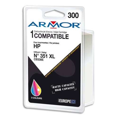 ARMOR Cartouche compatible Jet d'encre 3 Couleurs HP 351XL B20255R1 photo du produit Principale L