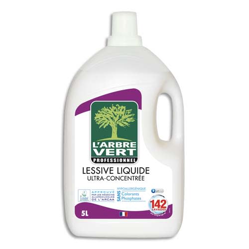 Bidon de 5 L de lessive liquide WashLiquid - Senteur printanière -  GREENSPEED