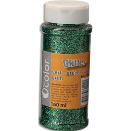 O'COLOR Pot de paillettes scintillantes 160ml couleur Vert photo du produit