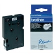 BROTHER Cassette Ruban TC Noir/Blanc 12mmx7,7m TC201 pour PT500/8E/2000/3000/5000 photo du produit