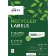 AVERY Boîte de 2400 étiquettes adresse Laser recyclées Blanc 63,5 x 33,9 mm LR7159-100 photo du produit