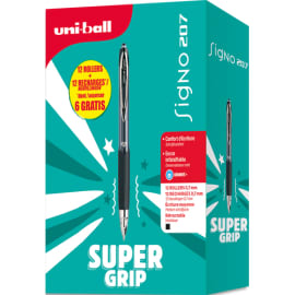 UNIBALL 12 SIGNO RETRACT. 0.7MM UNI + 6 RECH+6 GRATUIT photo du produit