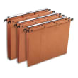 OBLIQUE AZ Boîte de 25 dossiers suspendus TIROIR en kraft 240g. Fond 30, bouton-pression. Orange photo du produit