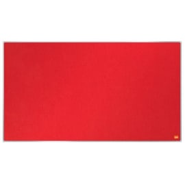 NOBO Tableau d'affichage Widescreen en feutre Impression Pro - 1880 x 1060 mm - rouge - 1915423 photo du produit