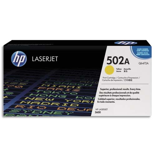 HP Cartouche Laser Jaune Q6472A photo du produit Principale L