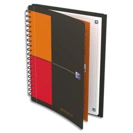 OXFORD Cahier Meetingbook I-CONNECT spirale 160 pages 5x5 18,5x25cm (format tablette). Couverture PP photo du produit