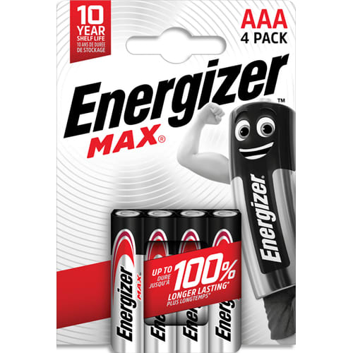 Piles AAA / LR03 Energizer Max (par 8+4 gratuites) - Bestpiles