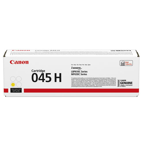 CANON Cartouche Laser 045H Jaune 1243C002 photo du produit Principale L