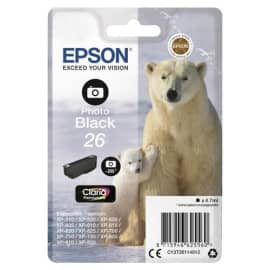 EPSON Cartouche jet d'encre N°26 - Ours polaire - T2611 - Photo Noir - C13T26114012 photo du produit