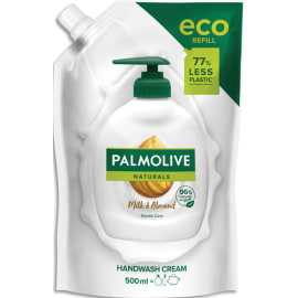 PALMOLIVE Recharge 500 ml savon liquide Palmolive Amande douce dans une recharge plus écologique photo du produit