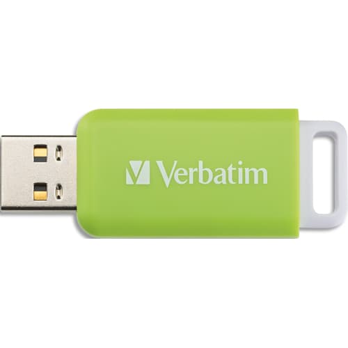 VERBATIM Clé DATABAR USB 2.0 Vert 32Go photo du produit Principale L