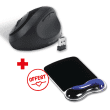 KENSINGTON Lot d'une souris ergonomique K75404EU + 1 tapis souris offert photo du produit