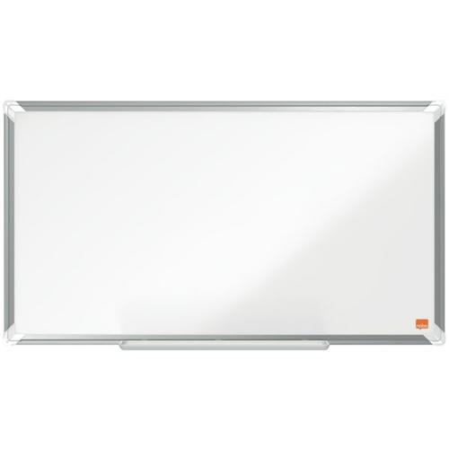 NOBO Tableau blanc en acier laqué Premium Plus magnétique 710 x 400 mm - Blanc - 1915370 photo du produit