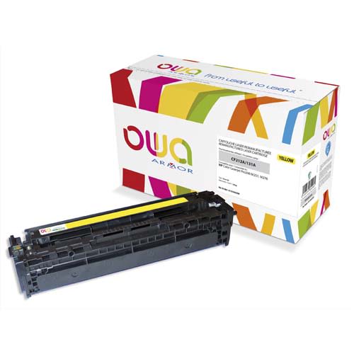 OWA Cartouche compatible Laser Jaune HP CF212A K15595OW photo du produit Principale L