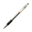 PILOT Stylo à bille pointe fine encre gel Noire corps plastique avec grip caoutchouc et capuchon G1 GRIP photo du produit