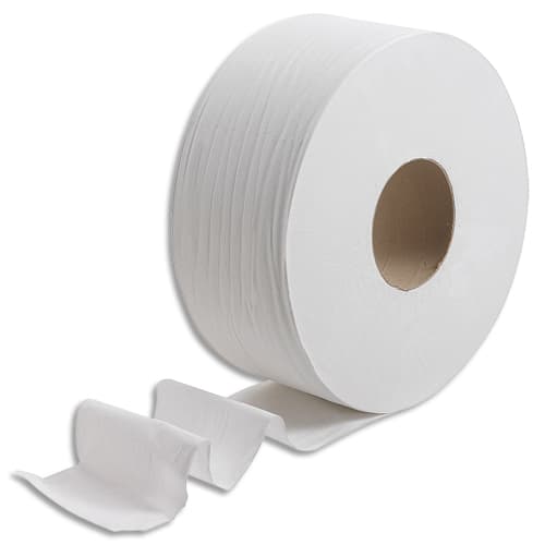 KLEENEX Colis de 6 Rouleaux de papier toilette 2 plis Blanc, L190 m x D20 cm, mandrin D7,8 cm photo du produit Principale L