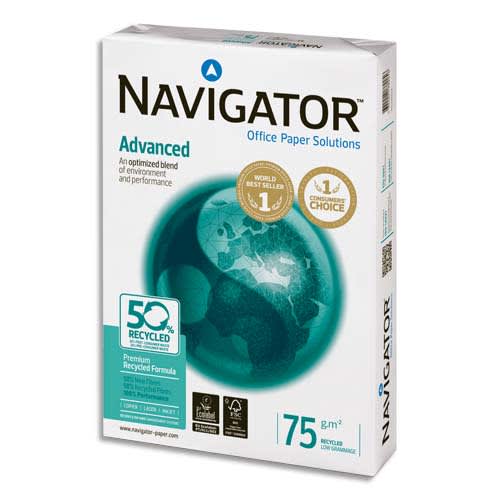 RAMETTE DE PAPIER BLANC Navigator - A4 - 100 G/M² - 500 Feuilles