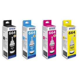 EPSON Bouteille Jet d'Encre 664 Ecotank Magenta (T6643) - C13T664340 photo du produit