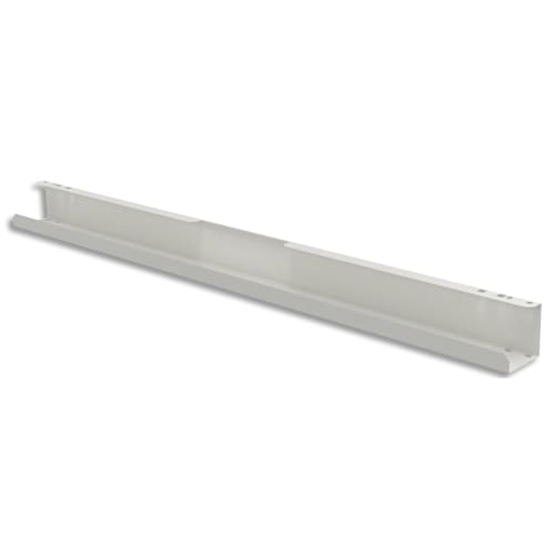 Goulotte métal blanc pour bureau largeur 140 cm gamme FLEXII. Dimensions : 65 x 85 cm photo du produit Principale L