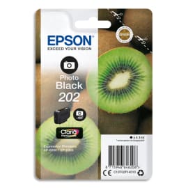 EPSON Cartouche Jet d'Encre Claria Premium Photo Black ''Kiwi'' 202 (T02F1) - C13T02F14010 photo du produit