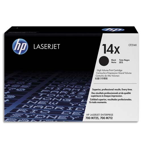 HP Toner Noir 14X HC CF214X photo du produit Principale L