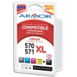 ARMOR Pack 5 comp canon pgi570 cli571xl bpbcmy b10381r1 photo du produit