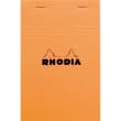 RHODIA Bloc de direction couverture Orange 80 feuilles (160 pages) format A5 réglure 5x5 photo du produit