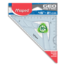 MAPED Geometric - Équerre 21 cm - 45° photo du produit