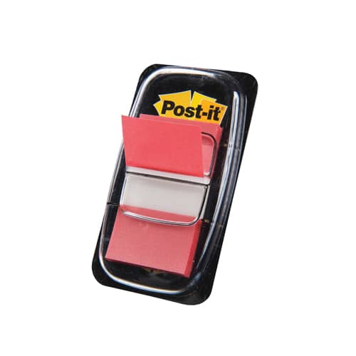 POST-IT Set de 50 marque-pages souples, coloris Rouge photo du produit Secondaire 2 L