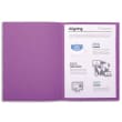 EXACOMPTA Paquet de 100 chemises FOREVER en carte recyclée 220g. Coloris lilas photo du produit