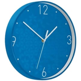 LEITZ Horloge Murale - bleu - WOW photo du produit