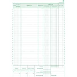 EXACOMPTA Manifold caisse 21 x 29,7 cm 50 feuillets dupli numérotés autocopiants photo du produit