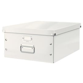 LEITZ Boîte CLICK&STORE L-Box. Format A3 - Dimensions : L36,9xH20xP48,2cm. Coloris Blanc. photo du produit