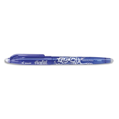 PILOT Roller FriXion Ball pointe fine 0,5 mm. Encre thermosensible effaçable Bleue photo du produit Principale L