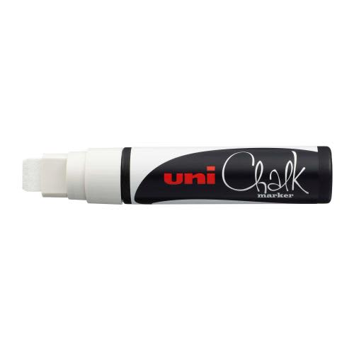 UNI-BALL Marqueur craie CHALK MARKER. Pointe extra large. Coloris Blanc photo du produit Principale L