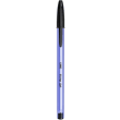 BIC Ecriture Cristal Soft Stylos-Bille Pointe Moyenne (1,2 mm) - Corps Bleu Ciel - Encre De Couleur Noire photo du produit Secondaire 2 S