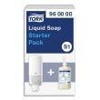 TORK Pack S1 Starter Distributeur de savon + recharge d'1 litre de savon liquide doux parfumé photo du produit