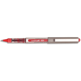 UNI-BALL Stylo Roller pointe métal fine encre liquide Rouge UNI-BALL EYE UB 157 photo du produit