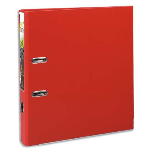 EXACOMPTA Classeur à levier en polypro PREMTOUCH dos de 8cm, coloris Rouge photo du produit