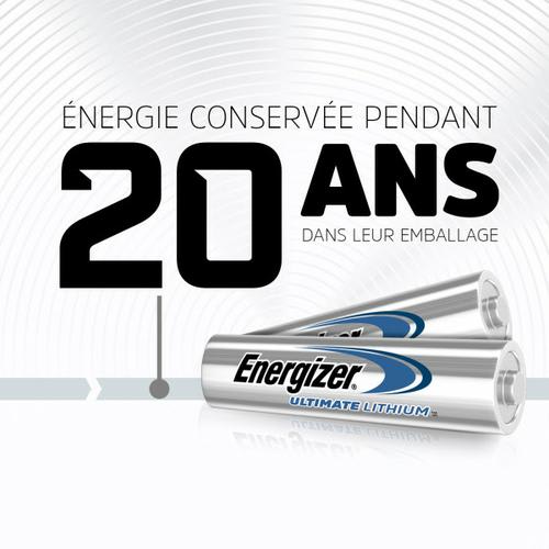 ENERGIZER Pile Ultimate Lithium AAA LR03, pack de 4 piles photo du produit Secondaire 2 L