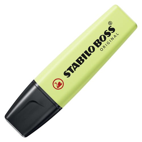 STABILO BOSS ORIGINAL Pastel surligneur pointe biseautée - Zeste de citron vert photo du produit Secondaire 1 L