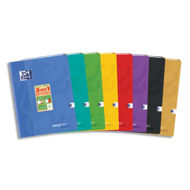 OXFORD Cahier easyBookKRAFT couverture kraft reliure piqûre 96pages Seyès format 24x32cm.Coloris assorti photo du produit