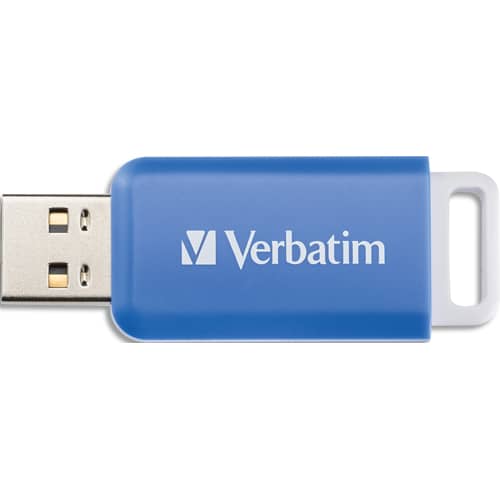 VERBATIM Clé DATABAR USB 2.0 Bleu 64Go photo du produit Principale L