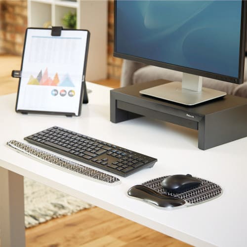 1 Tapis De Souris Avec Repose-poignet, Protection De Saisie Clavier, Base  En Silicone Antidérapante Pour Le Bureau, Mode en ligne