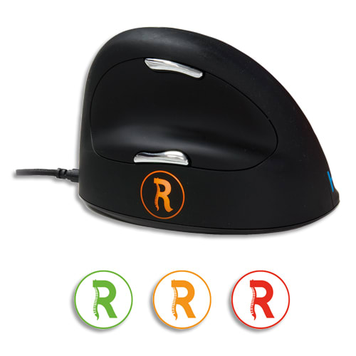 Souris verticale ergonomique Bluetooth R-Go HE Mouse Sport pour