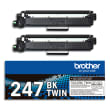 BROTHER Pack de 2 cartouches toner noir TN247BKTWIN photo du produit